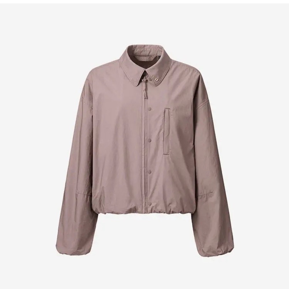 Uniqlo X Lemaire Taupe Cocoon Blouson Jacket